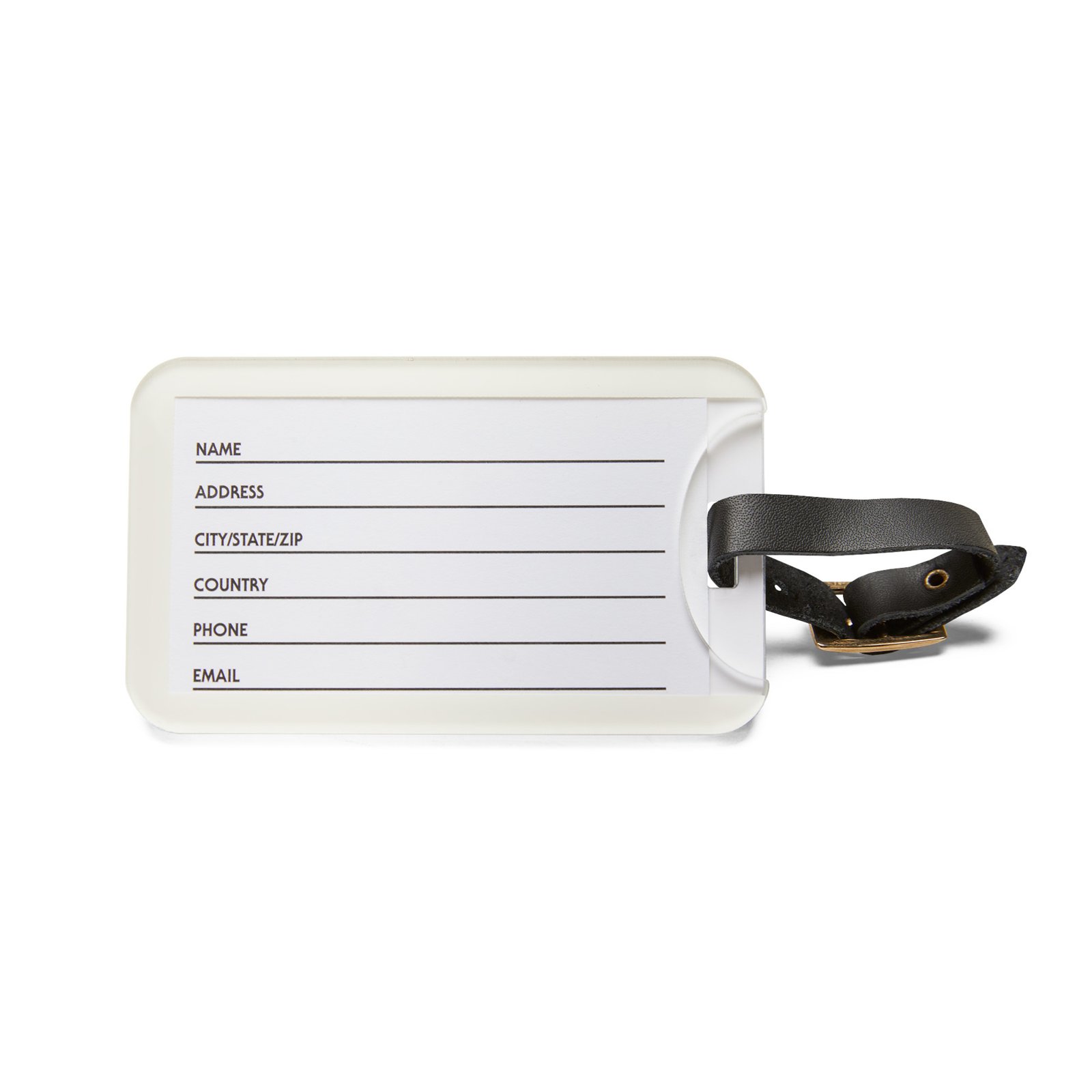 VIP Path Pass Leather Strap and Buckle Luggage Tag - Image 2